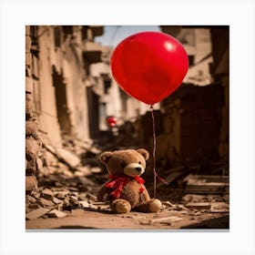 Red Balloon Canvas Print