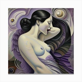 'The Woman With Wings' Canvas Print