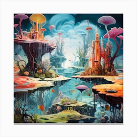 Mermaid'S World Canvas Print