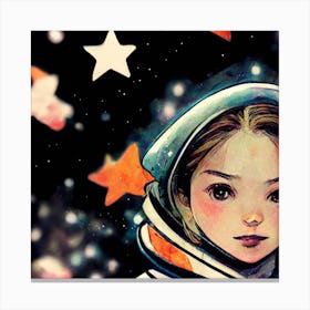 Reach For The Stars Square Canvas Print