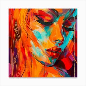 Abstract Of A Woman 1 Canvas Print