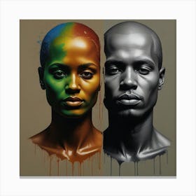 Man And Woman Canvas Print