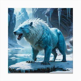 Ice Animal 4 Canvas Print