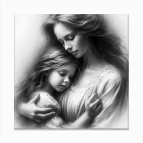 Mother And Daughter Canvas Print