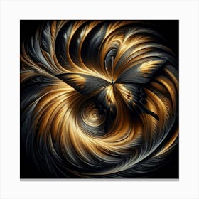 Butterfly Fractal Art Canvas Print