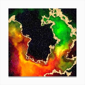 100 Nebulas in Space with Stars Abstract n.094 Canvas Print