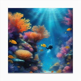 Coral Reef 1 Canvas Print