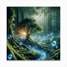 Forest Of Jelly Canvas Print