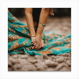 Indian Bride Canvas Print