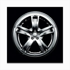 Rim Of A Car Wheel Canvas Print