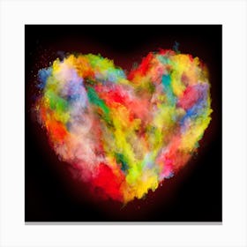 Heart Flare Canvas Print