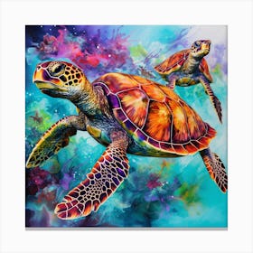 Sea Turtles 8 Canvas Print