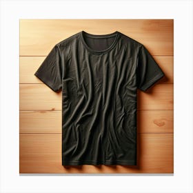 Black T - Shirt 3 Canvas Print