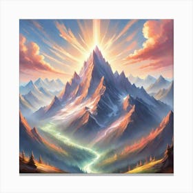 Mountain Landscape 19 Canvas Print