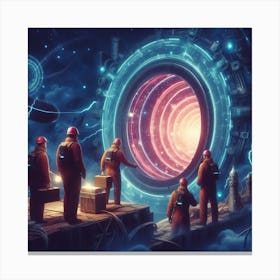 Sci-Fi Art Canvas Print