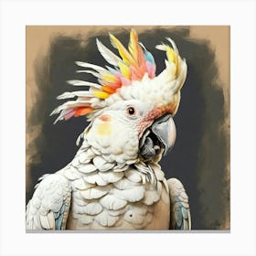 Cockatoo Portrait Canvas Print