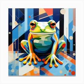 Abstract modernist Frog 1 Canvas Print