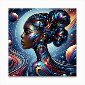 Solarith Celestial Portrait Canvas Print