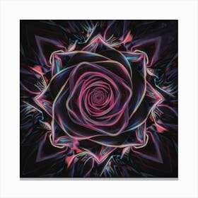 Psychedelic Rose 1 Canvas Print