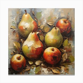 Apples and Pears Canvas Print