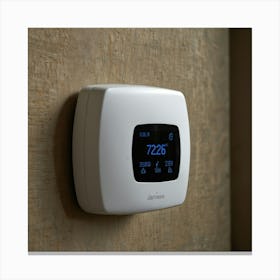 Wall Mounted Thermostat Canvas Print