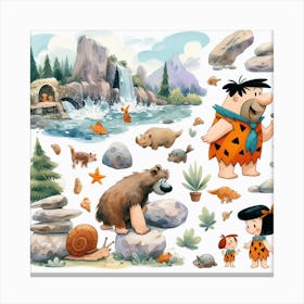 The Flintstones 1 Canvas Print