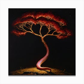 Serpent's Tree Of Life Canvas Print