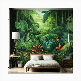Jungle Mural 10 Canvas Print