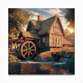 Watermill Canvas Print