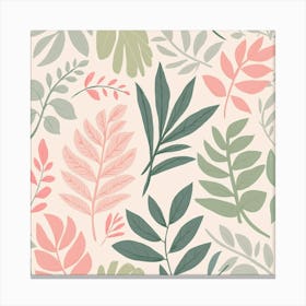 Seamless Floral Pattern Canvas Print