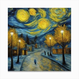 Starry Night 1 Canvas Print