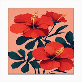 Hibiscus Canvas Print