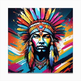 Indian Headdress Canvas Print