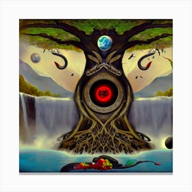 Tree Of Qliphoth Adventure Beyond The Mask 4 Canvas Print