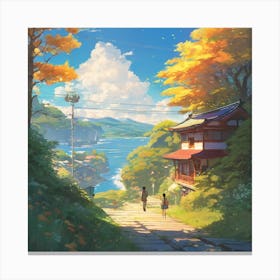 Kawaii Canvas Print