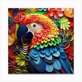 Colorful Parrot 1 Canvas Print