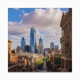 Philadelphia Skyline 1 Canvas Print