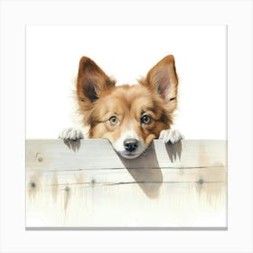 Corgi Dog Canvas Print