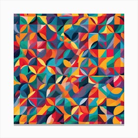 Abstract Geometric Pattern 10 Canvas Print