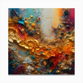 Abstract Painting Canvas Print