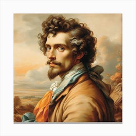 Portrait Of A Man Canvas Print