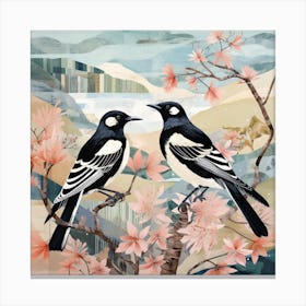 Bird In Nature Magpie 1 Canvas Print