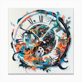 Clock 6 Canvas Print