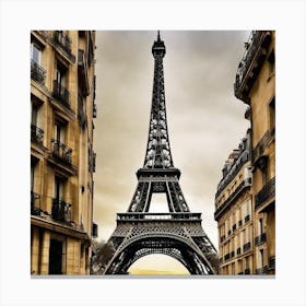 Eiffel Tower In Paris Canvas Print