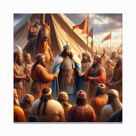 Genghis Khan Canvas Print