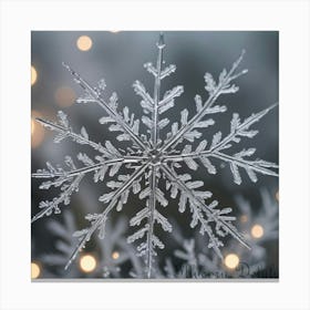 Snowflake Canvas Print