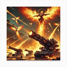 Phoenix Artillery Converted Canvas Print