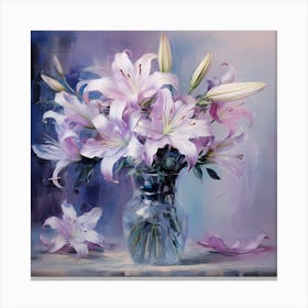 Whispers of Lilac Grace Canvas Print