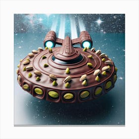 Star Trek Spaceship Canvas Print