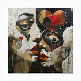 Couple Love Romance Canvas Print